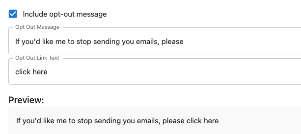 Announcing: Edit Opt-Out&nbsp;Messaging